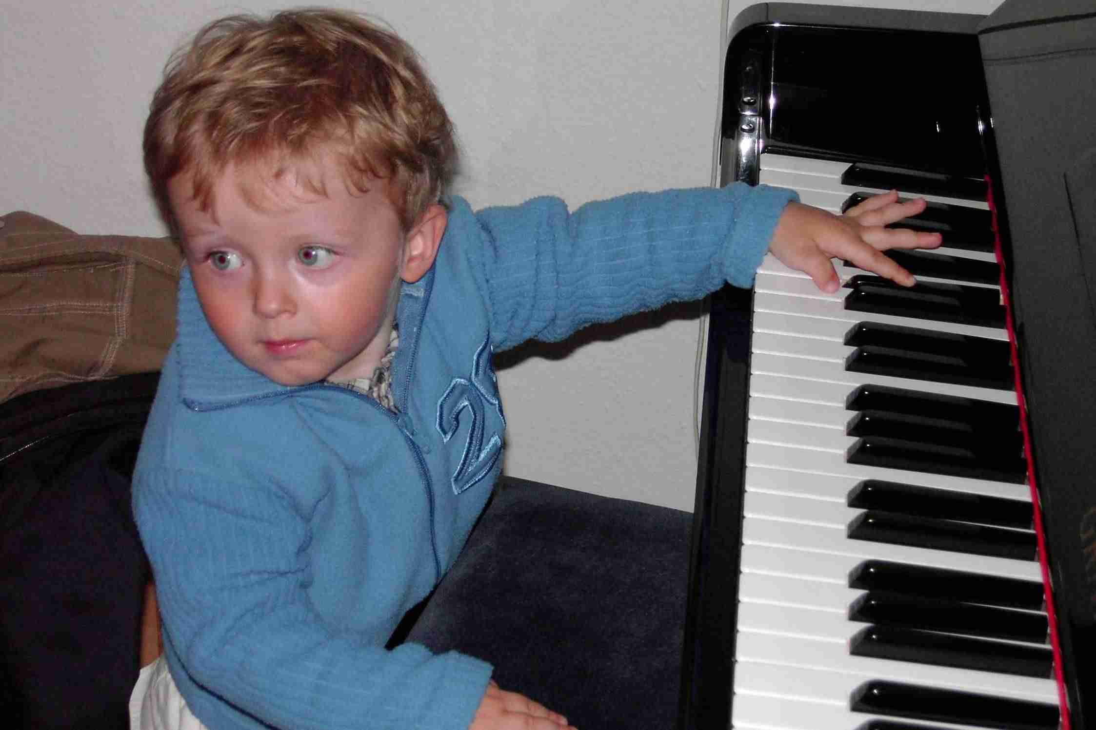 Jacob am Klavier